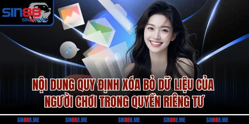 Nội dung quy định xóa bỏ dữ liệu của người chơi trong quyền riêng tư